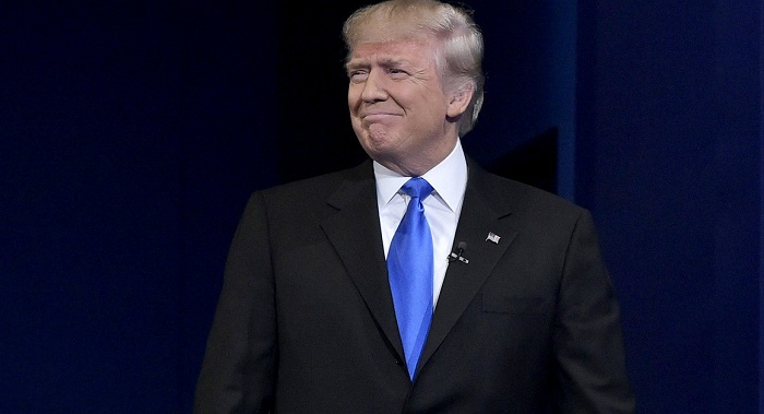 Trump revels in the secretary of state show